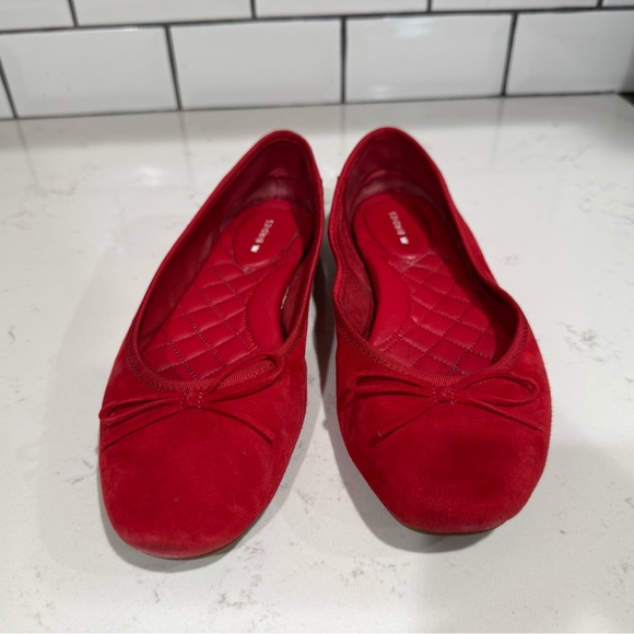 Birdies The Hummingbird Red Ballet Flats - Picture 4 of 7